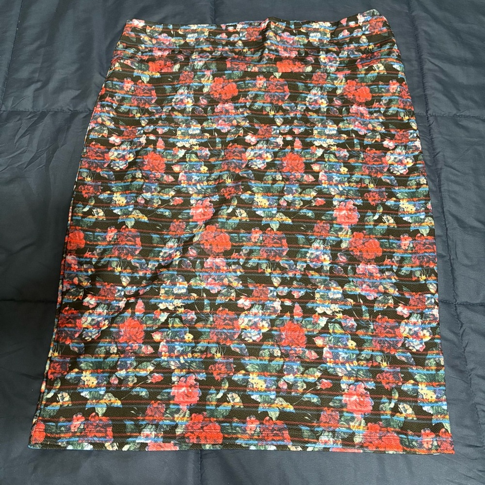 Lularoe Floral Patterned Skirt